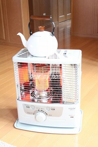 石油ストーブ 炎。。