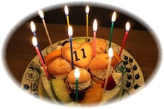 11歳ケーキ