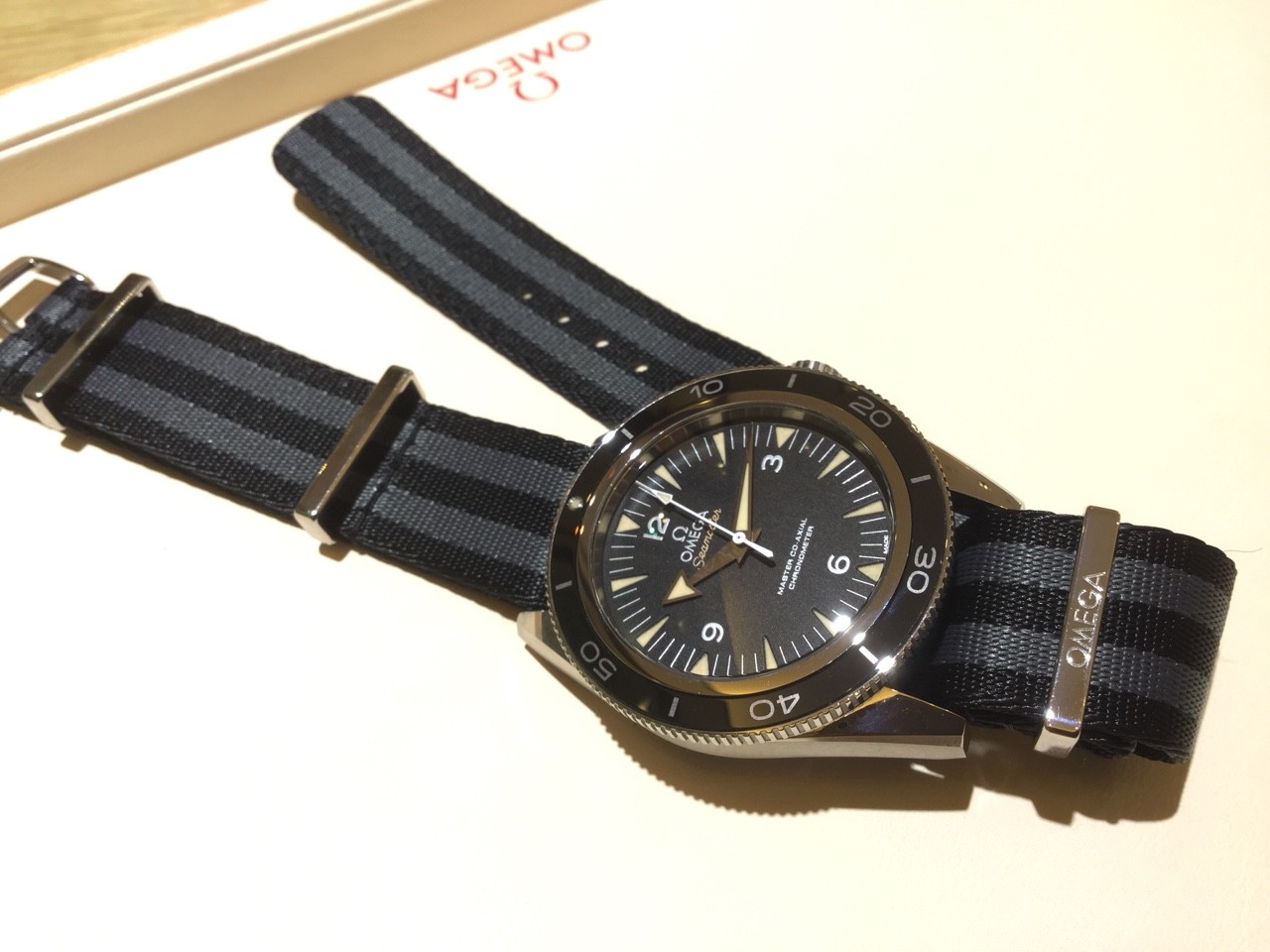 オメガ Natoベルトをつけてみました シーマスター300 マスターコーアクシャル編 Tanaka Watch Gallery 久屋大通店 Blog オメガ Natoベルトをつけてみました シーマスター300 マスターコーアクシャル編 Tanaka Watch Gallery 久屋大通店 Blog