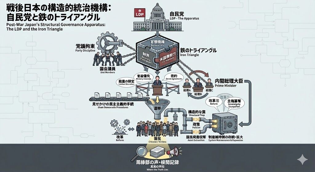 鉄のトライアングル（自民党・官僚・財界＋米国）