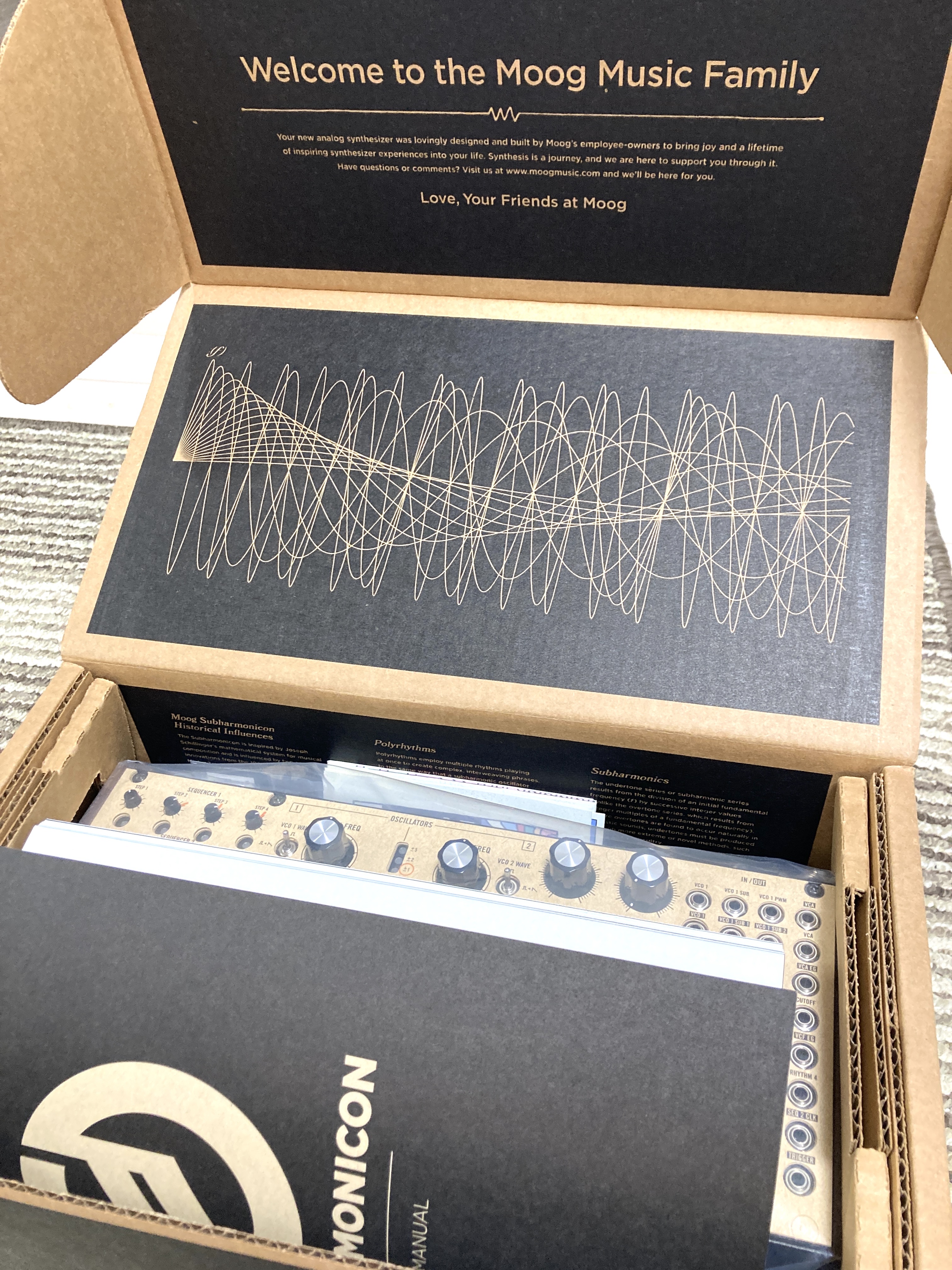 Moog Subharmoniconがやってきた : はやしノート