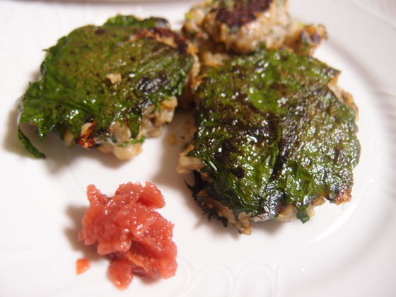 豆アジで なめろう と さんが焼き 播磨と摂津の境目から