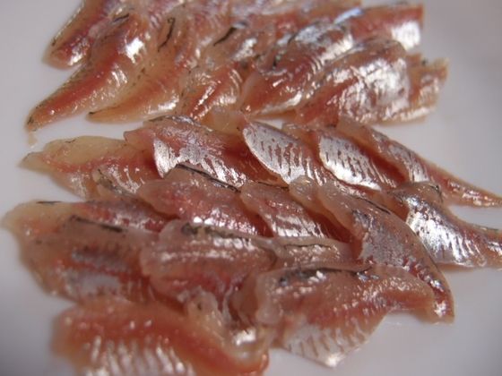 釣った豆アジを食す 播磨と摂津の境目から