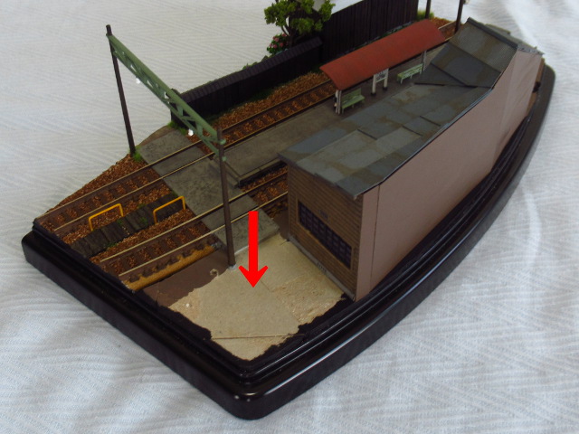 1枚のイラストからジオラマを作る その8 片腕な模型鉄の日々