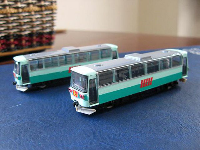 樽見鉄道ハイモ180を塗り替えてみました : 片腕な模型鉄の日々