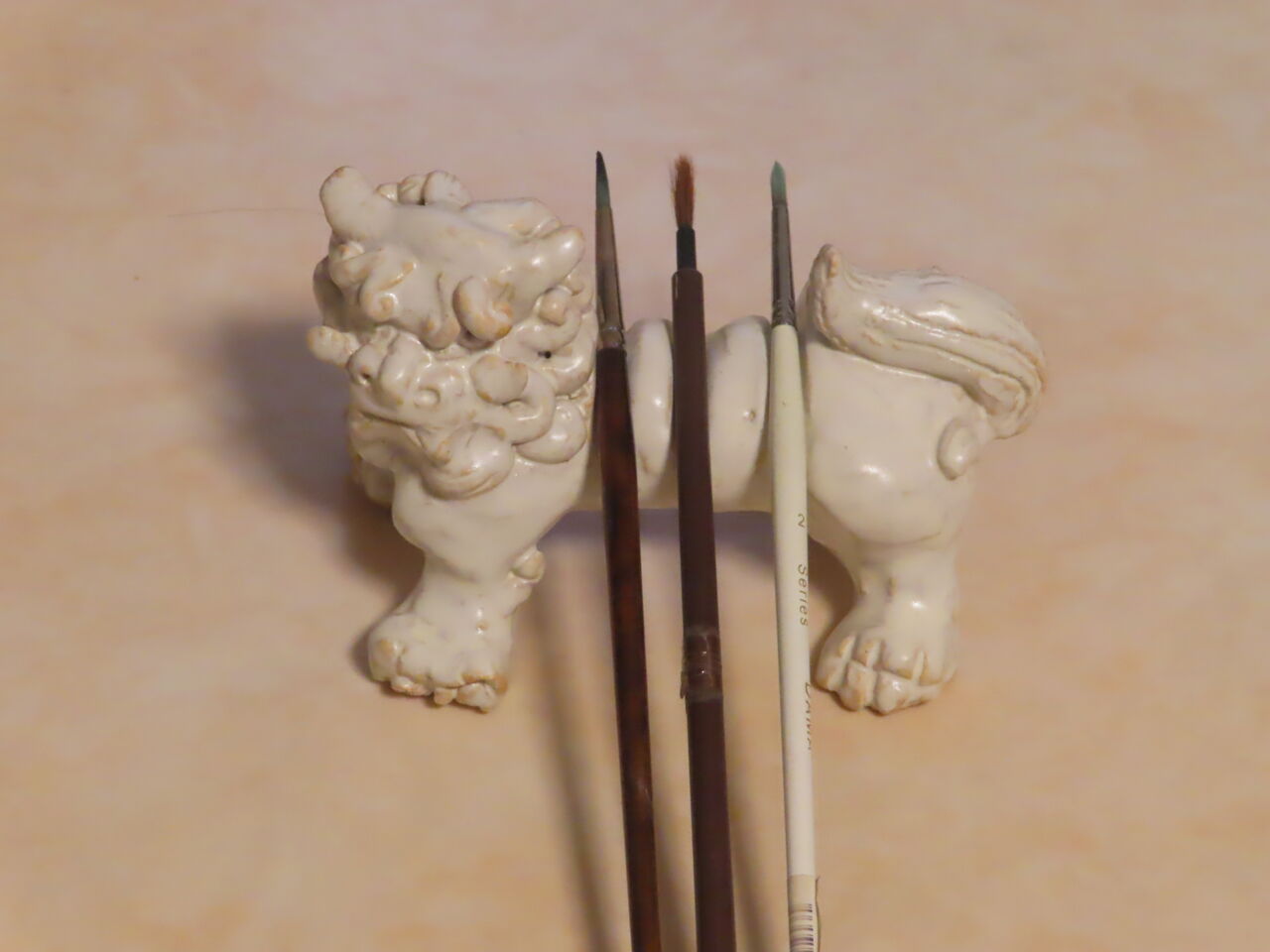 筆置きシーサー 作成 シーサーと私
