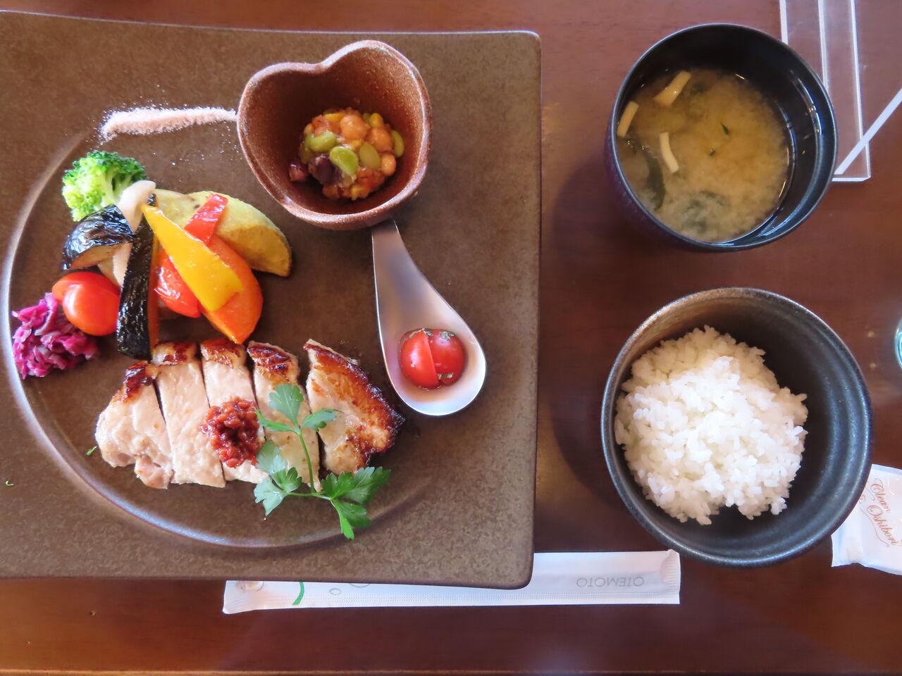 宇都宮 ろまんちっく村で昼食 2日目 最終日 シーサーと私