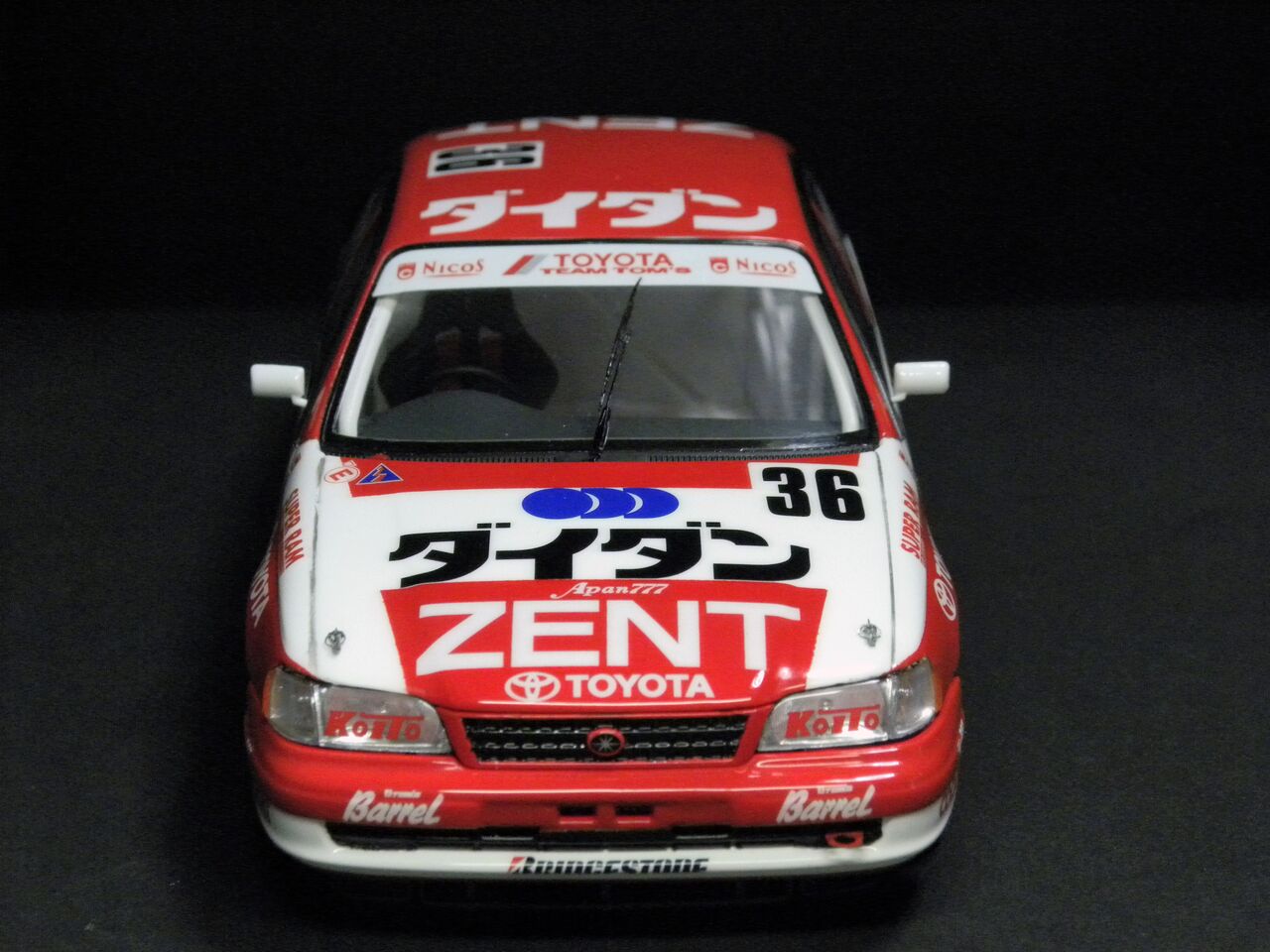 □イグニッションモデル 1/43 トヨタコロナエクシブ ＃36 関谷