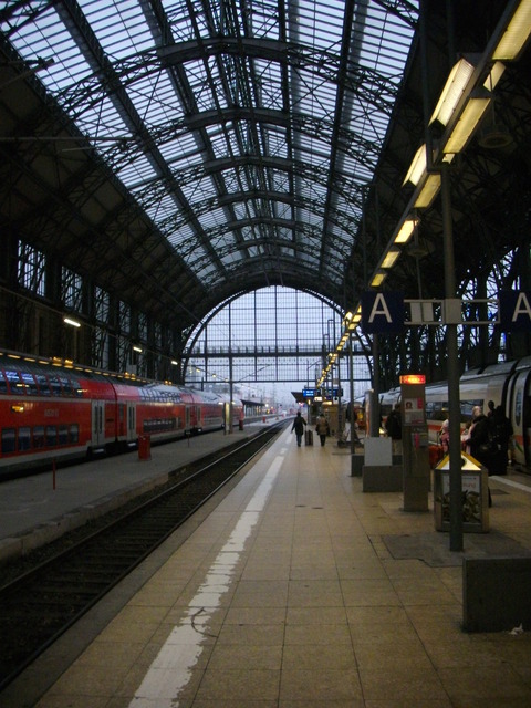 フランクフルト中央駅ホーム