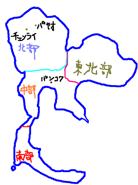 タイ地図