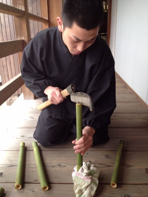荒行帰山のお手伝い 上田 都 大野真如 の 学習我道法