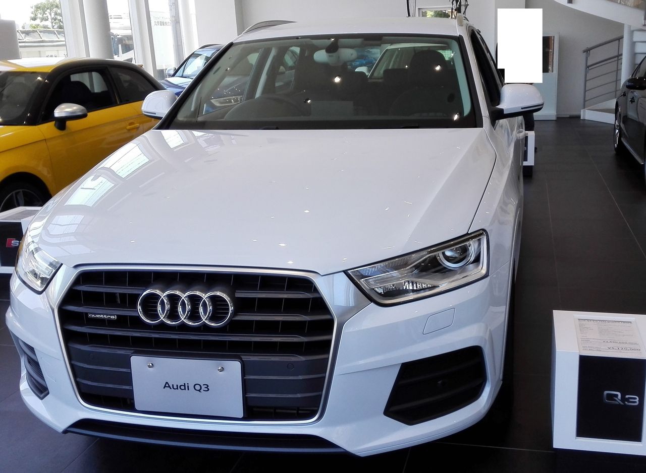 Audi 新型q3を見てきました １ あるがままの君と僕を 第二章