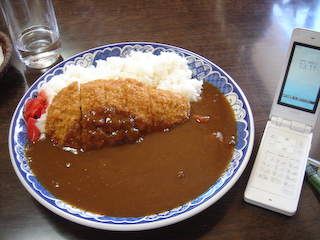 「民宿武蔵」カツカレー
