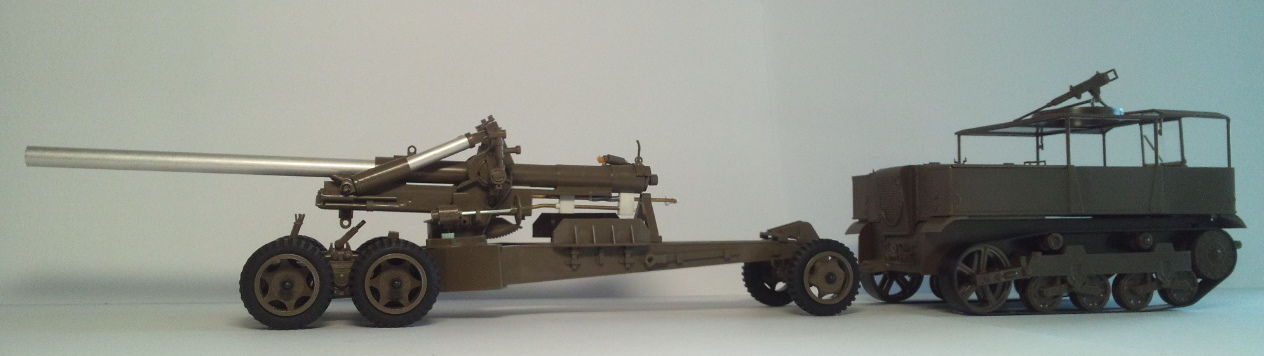 黒丸タミヤ 1/21 【M2 GUN ロングトム アメリカ陸軍155ミリ砲