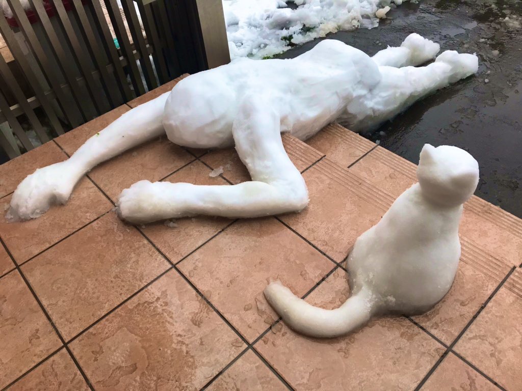 季節はずれの雪アート 卒婚 あたらしい夫婦のかたち