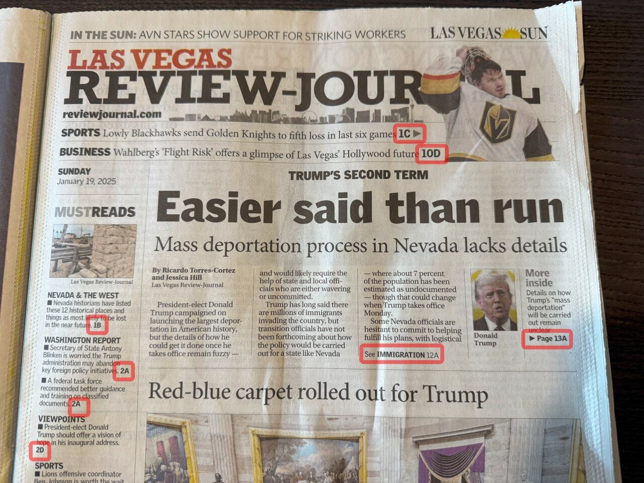 アメリカの新聞はページを右に左にめくらされます | 微事ログ