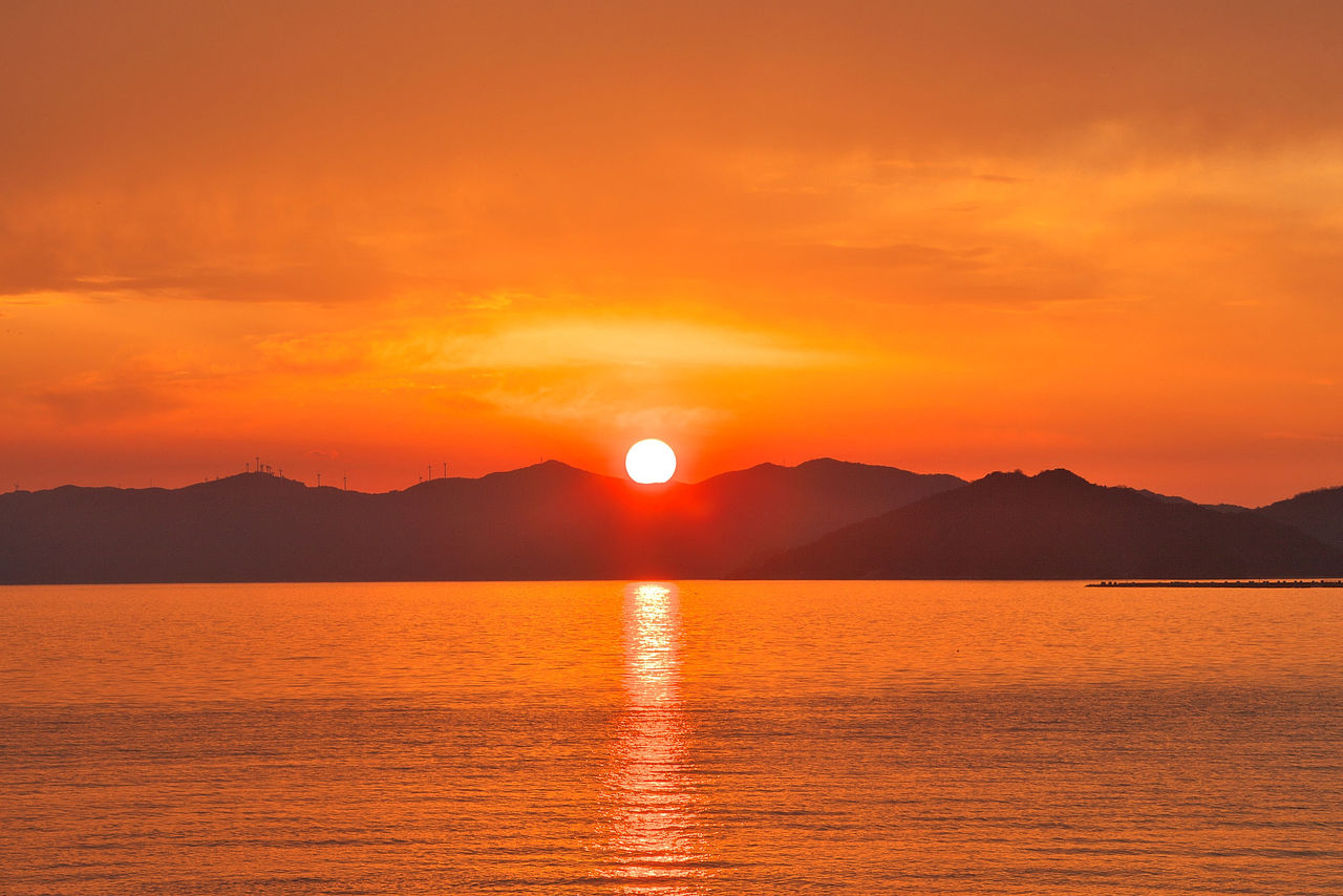 夕焼け貝がら