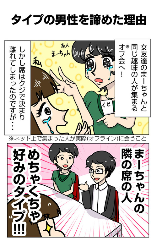 タイプの男性を諦めた理由「太めオタク女の婚活」第16話