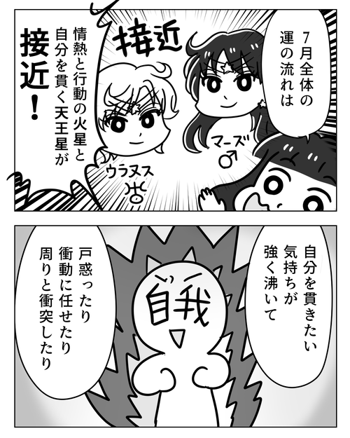 7月星座占い漫画