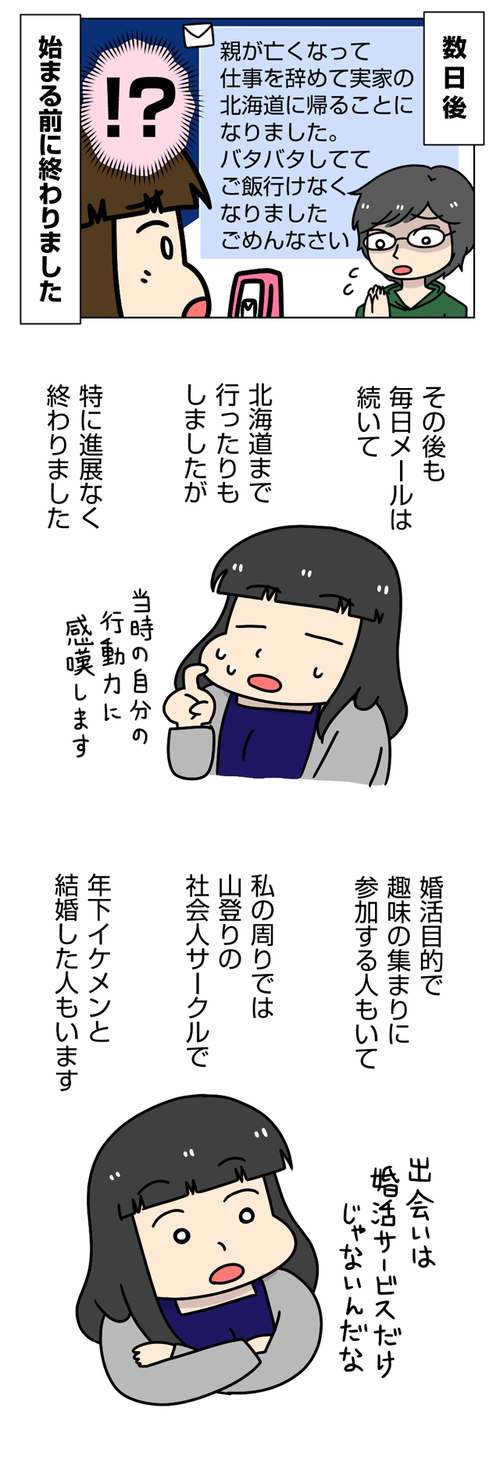 新たな出会い!が…ショックな結末に…太めオタク女の婚活31話_03