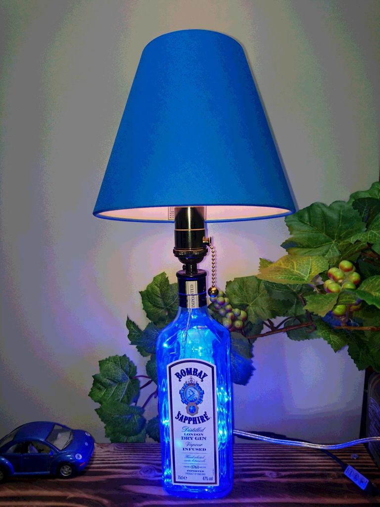 ボンベイサファイア リメイクボトルランプ Ukotのblog
