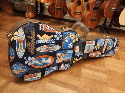 Hawaiian Design Hard Case Tenor : ”ウクレレに囲まれて”