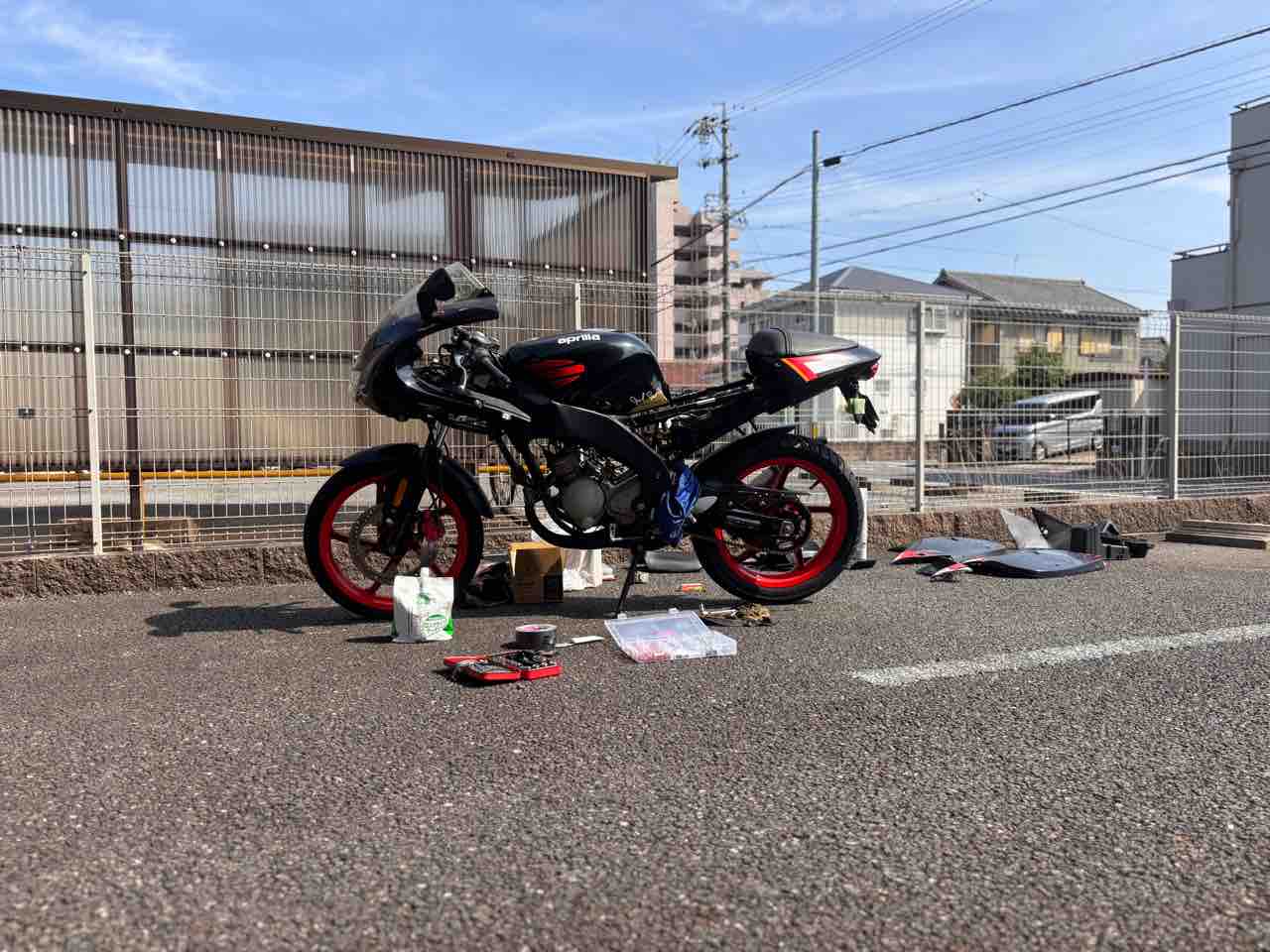Aprilia RS50 TSJ型を治します : ライ麦畑で集会すっぞ！！