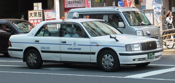 イチバン流通 150系クラウンセダン タクシー写真館