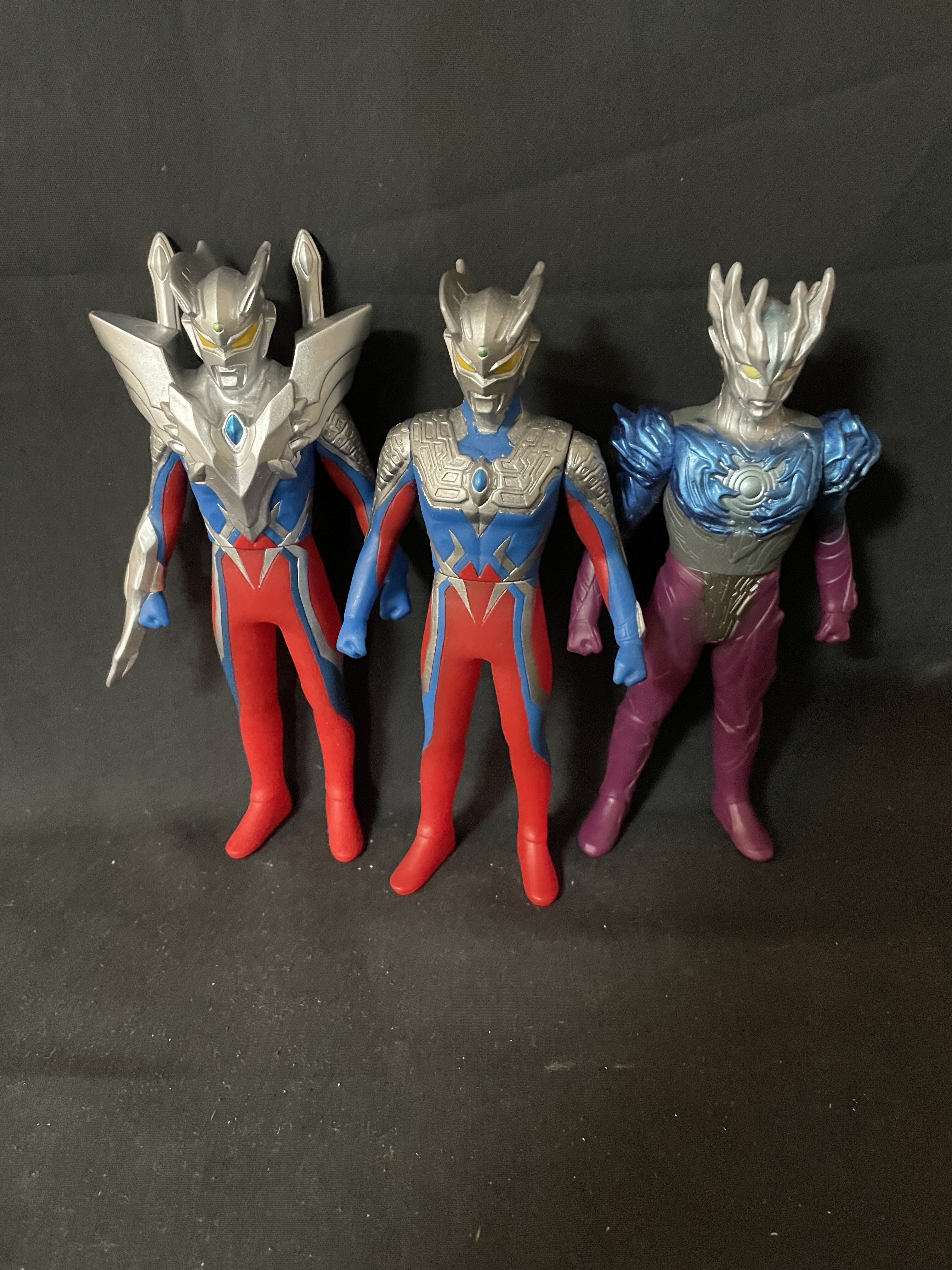 透明ソフビ大集合] 今まで集めてきたウルトラマンの限定ソフビ達