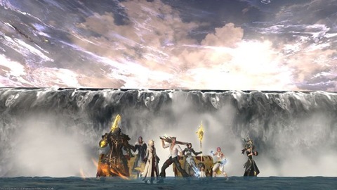 Ff14 エデン零式4層でグルポをすると 津波 が来る不具合らしきものが発見される 想像以上にガチな津波が来てるんだけどｗｗｗｗｗ 画像有 馬鳥速報
