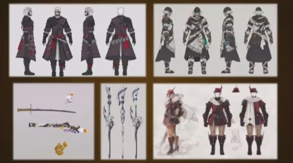 Ff14 侍のモーグリ武器はこんな感じになる 開発パネルにてパッチ4 0新装備のアートイラストが公開 馬鳥速報