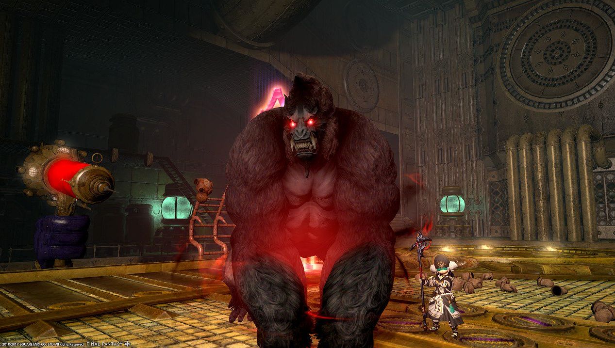 Ff14 戦士の 原初の解放 は動物になっても継続 ゴリラやカエルになっても目が赤く光ったままで誰が戦士なのか一発でわかるぞ 他小ネタまとめ 馬鳥速報