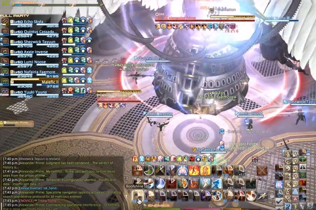 Ff14 金剛モンクが大活躍 海外ユーザーが 戦モ竜竜忍機学占 のタンク1構成でアレキ零式 天動編4層をクリア 動画有 馬鳥速報