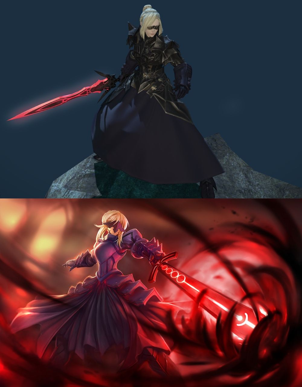 新生ff14 ブラッドソード アレスキュイラスで Fate Stay Night に登場するセイバーオルタ風ミラプリ 他fate系ミラプリ画像 馬鳥速報 新生ff14 ブラッドソード アレスキュイラスで Fate Stay Night に登場するセイバーオルタ風ミラプリ 他fate系ミラプリ画像 馬鳥速報