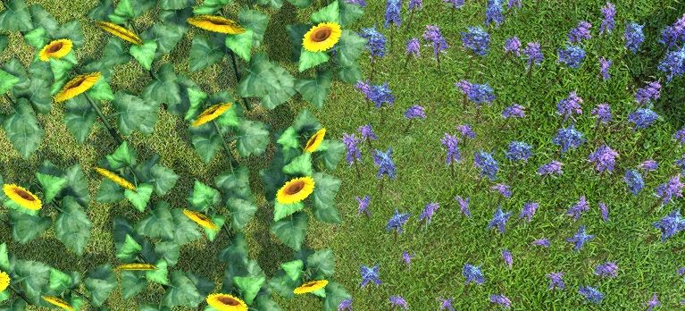 蒼天ff14 見てると元気が出てくる 庭具 サンフラワーガーデン ルピナスガーデン が素晴らしい 馬鳥速報