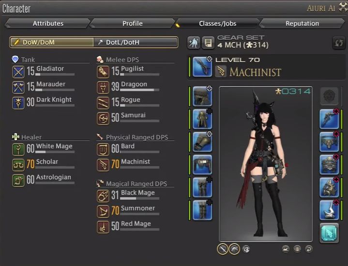 Ff14 レベル70機工士のスキル回しの参考に 海外トップ勢の 極スサノオ木人討滅戦 2分32秒クリア動画 馬鳥速報