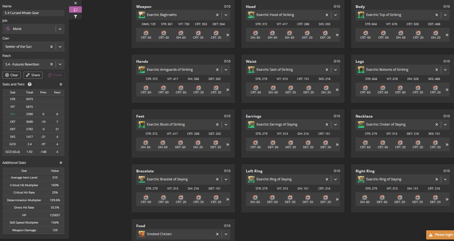 Ff14 海外プレイヤー考案のパッチ5 4モンクのスキル回しと最終 零式初週装備構成まとめ 馬鳥速報