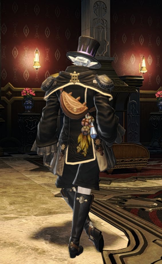 蒼天ff14 黒の禁書胴 ウェザード ゴエティアコート を着こなすクールなエレゼンお爺ちゃん 画像有 馬鳥速報