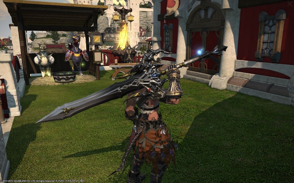 蒼天ff14 暗黒騎士の両手剣 ダインスレイフ がかっこよすぎる 馬鳥速報