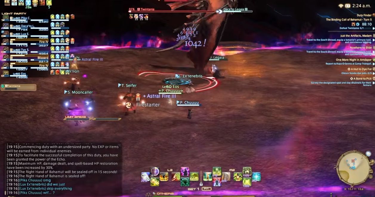 蒼天ff14 これはバグ それとも削りが早すぎた 邂逅編5層のツインタニアがフェーズ移行せずに1分で倒されるという珍事 動画有 馬鳥速報 蒼天ff14 これはバグ それとも削りが早すぎた 邂逅編5層のツインタニアがフェーズ移行せずに1分で倒されるという珍事 動画有 馬鳥速報