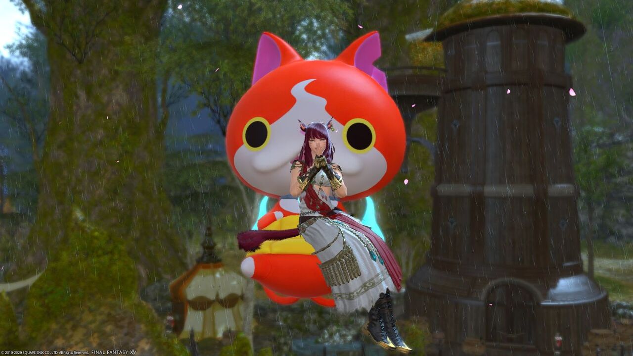 Ff14 全ジョブの武器をコンプ 妖怪ウォッチコラボ再演で実装された新マウント ジバニャンソファ を早くもゲットしたプレイヤーが現れる 馬鳥速報