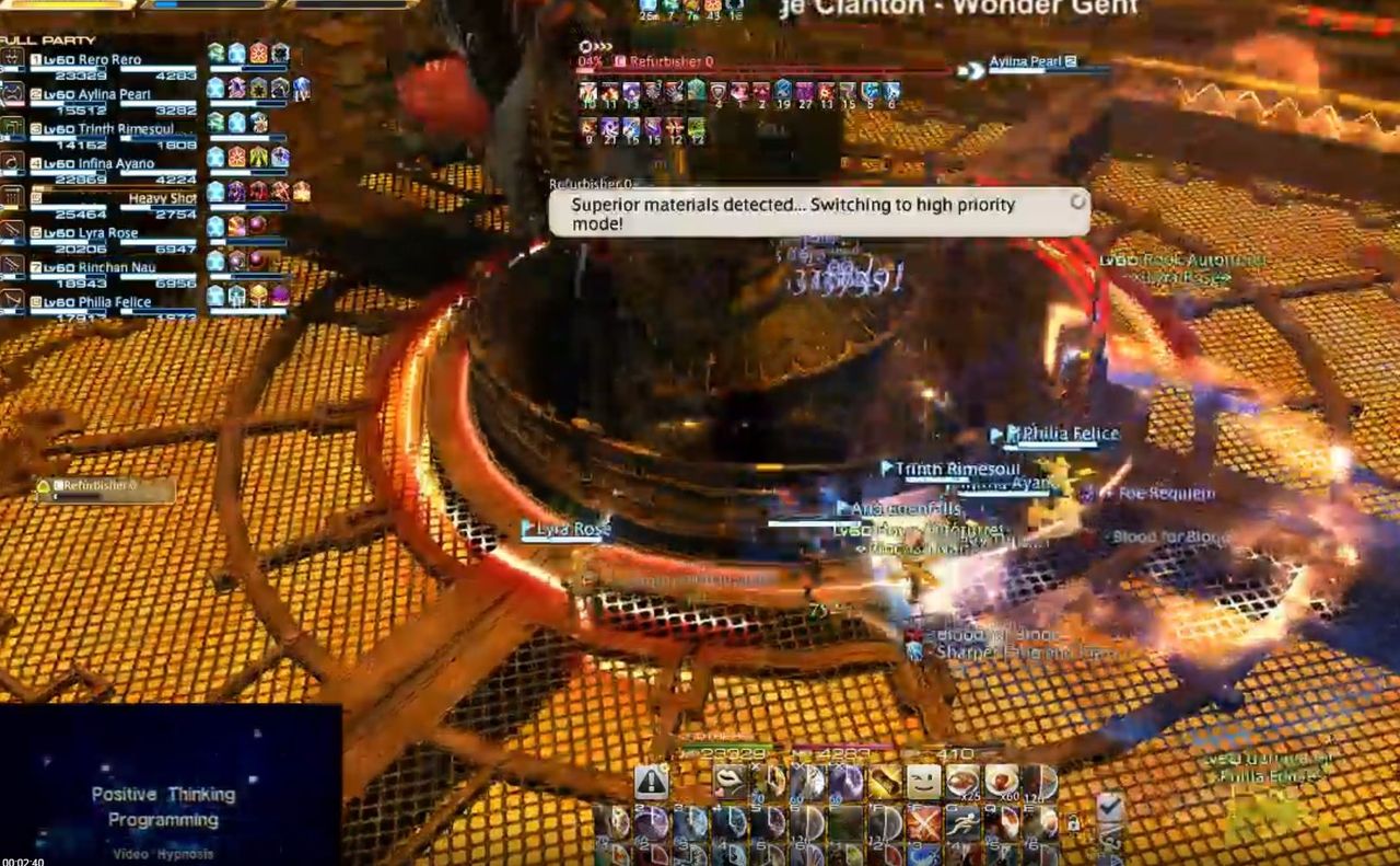 Ff14 海外ユーザーがアレキ零式天動編1層を2分35秒でクリア Dps全員が3000オーバー 召喚士がなんと40という数値を叩き出す 動画有 馬鳥速報