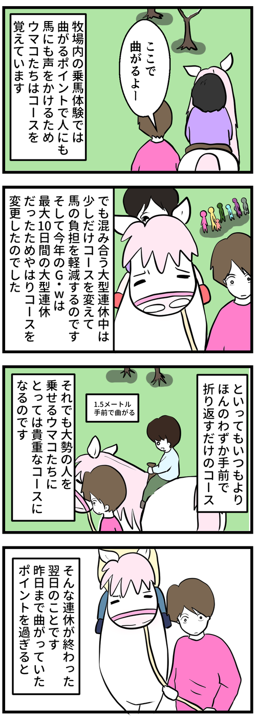 連休明けのコース1