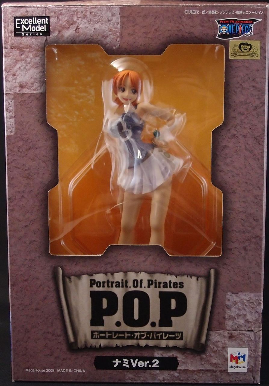 ナミ　ワンピースフィギュア　p.o.p New Ver. 専用アクリル台座付き 楽天市場】ワンピース フィギュア POP SA ナミ (再販) 【即納品