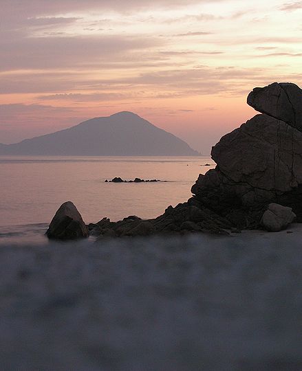 夕日