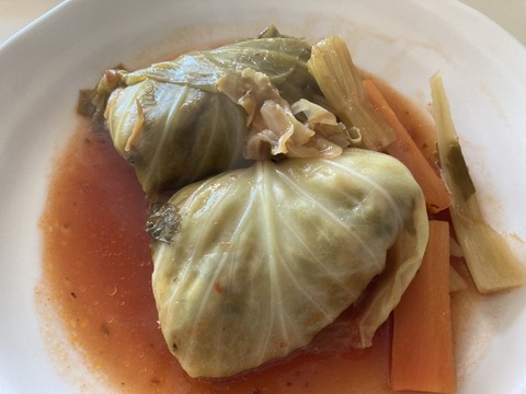 【料理】冬キャベツでロールキャベツを作ったけどいまいちだった