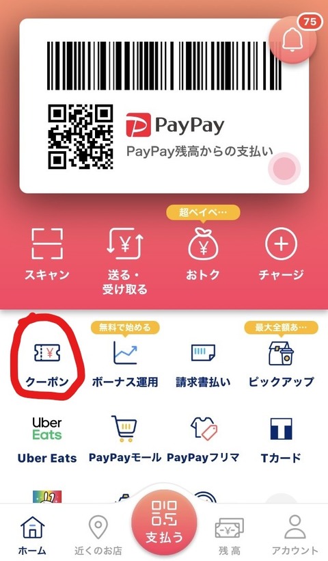 【副収入】PayPayクーポンが意外とおトクだった：クーポンの使い方