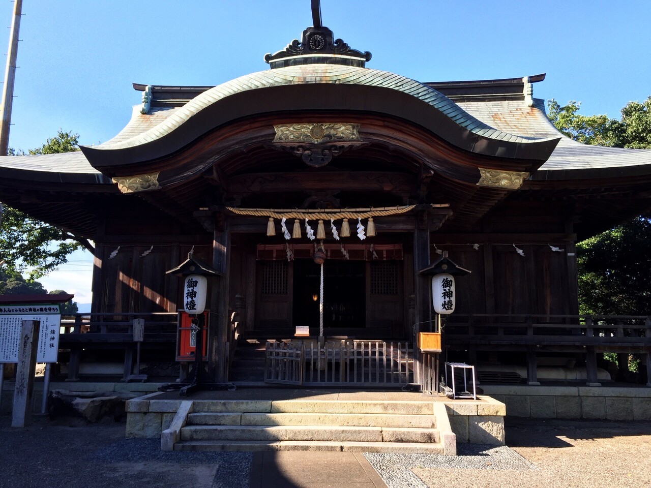 一條神社 土佐中村御所館跡 袖鏡