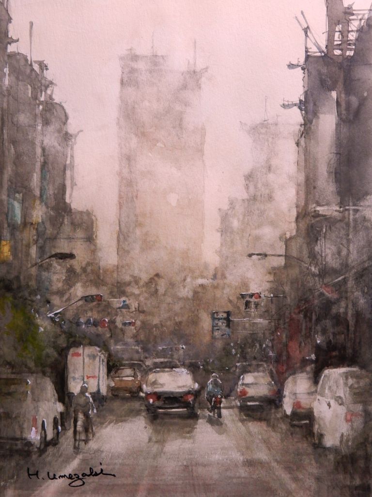 神戸三宮 梅崎秀夫の水彩画人生