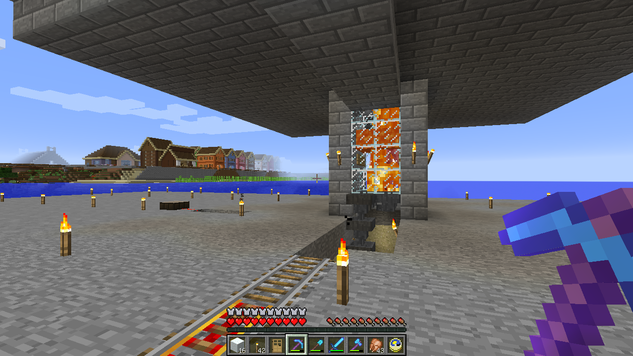 ２号倉庫 農業用倉庫 うみどりのいまさらマイクラ街づくり